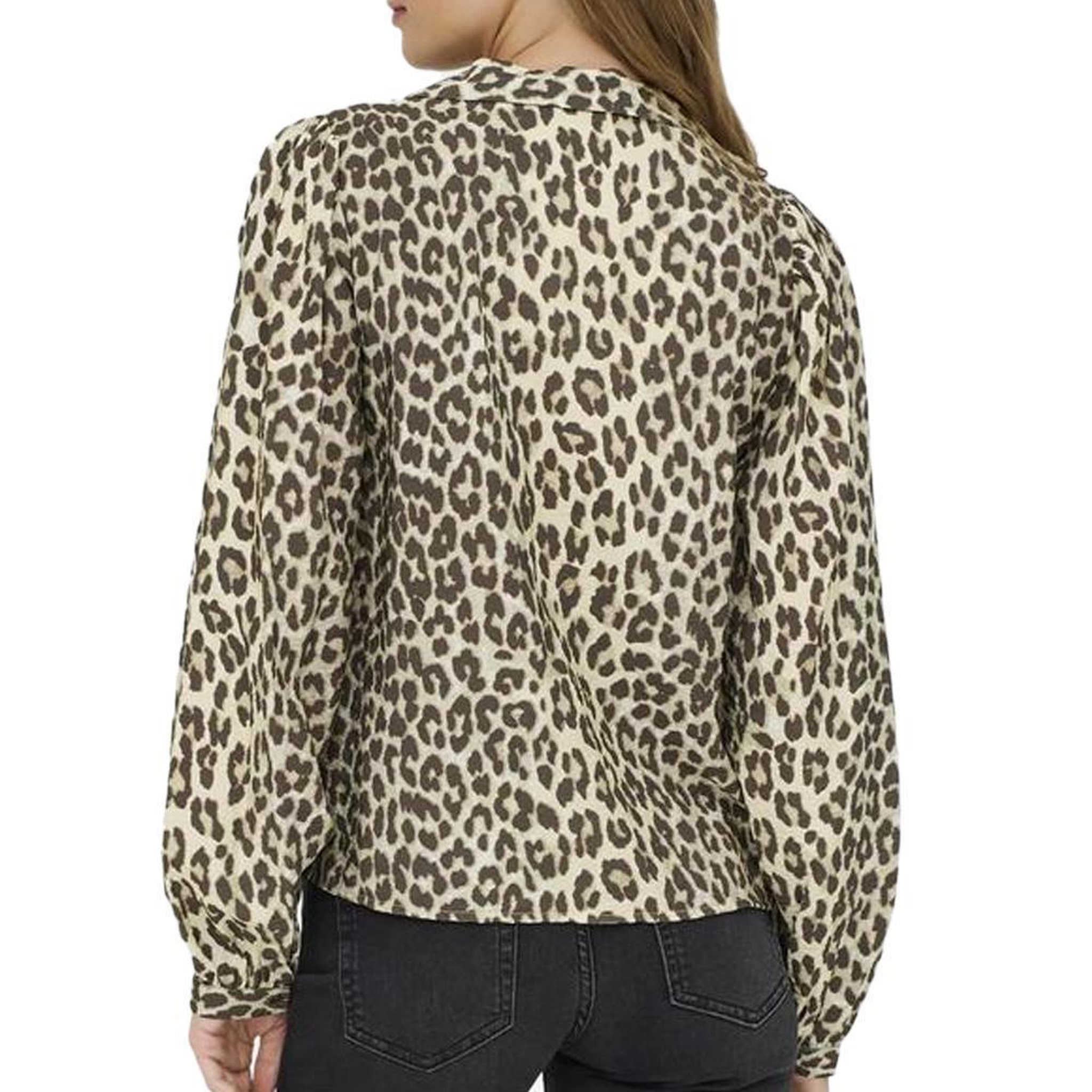Voir la diapositive 2 : JACQUELINE DE YONG Blouse Beige/Marron Femme JDY Beatrice