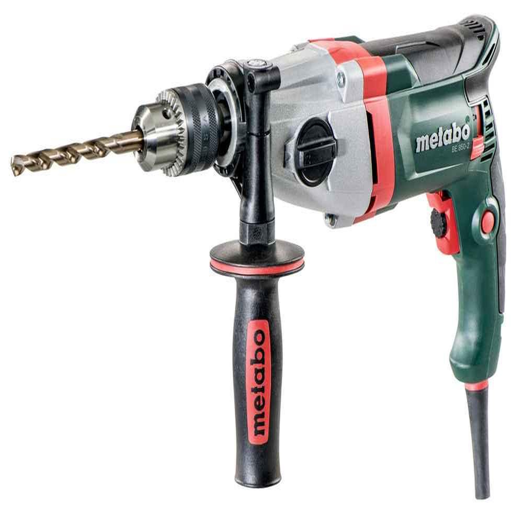 METABO SAS Perceuse BE 850-2 - 850W - Perçage acier Ø 10 mm | bois Ø 20 mm - avec poignée