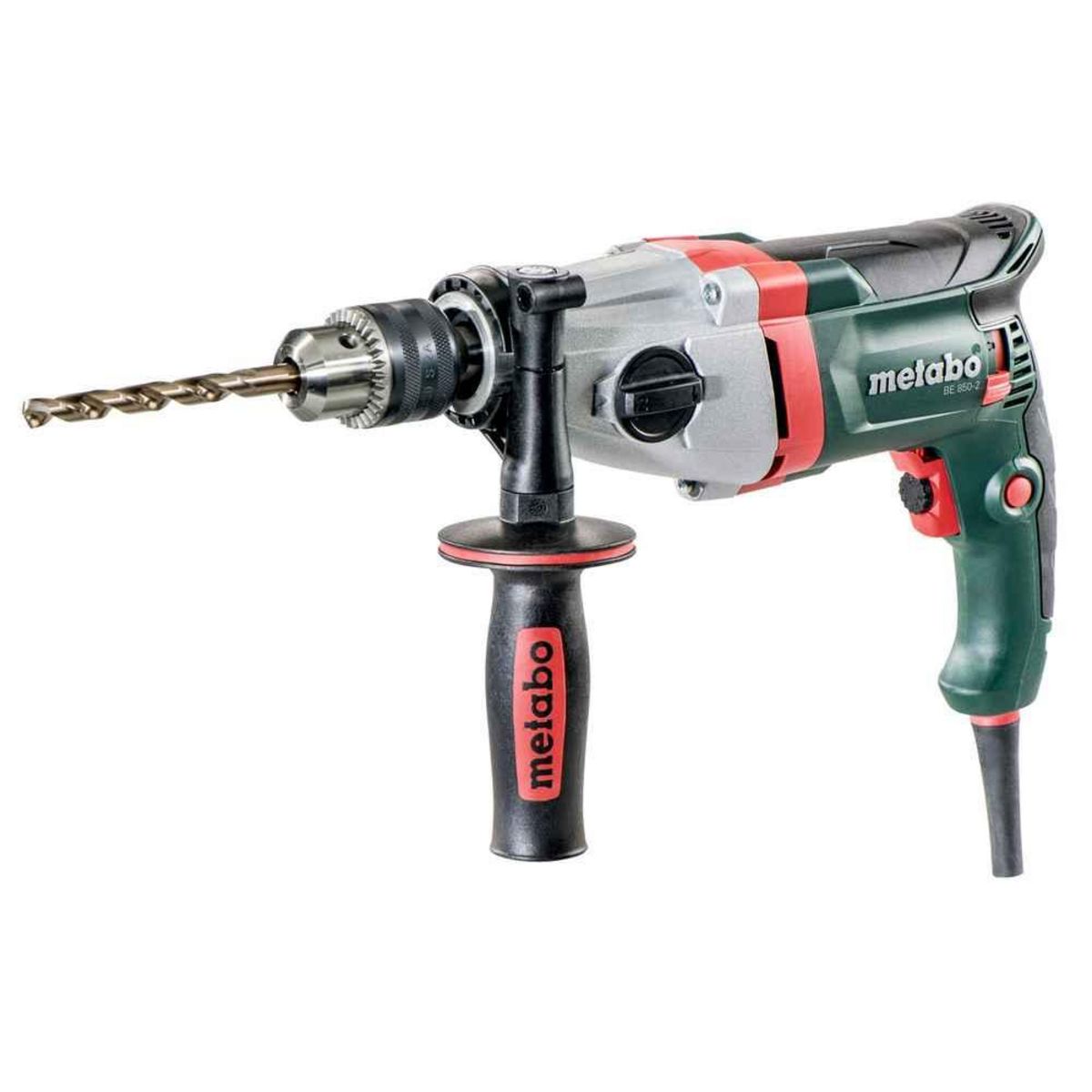 METABO SAS Perceuse BE 850-2 - 850W - Perçage acier Ø 10 mm | bois Ø 20 mm - avec poignée