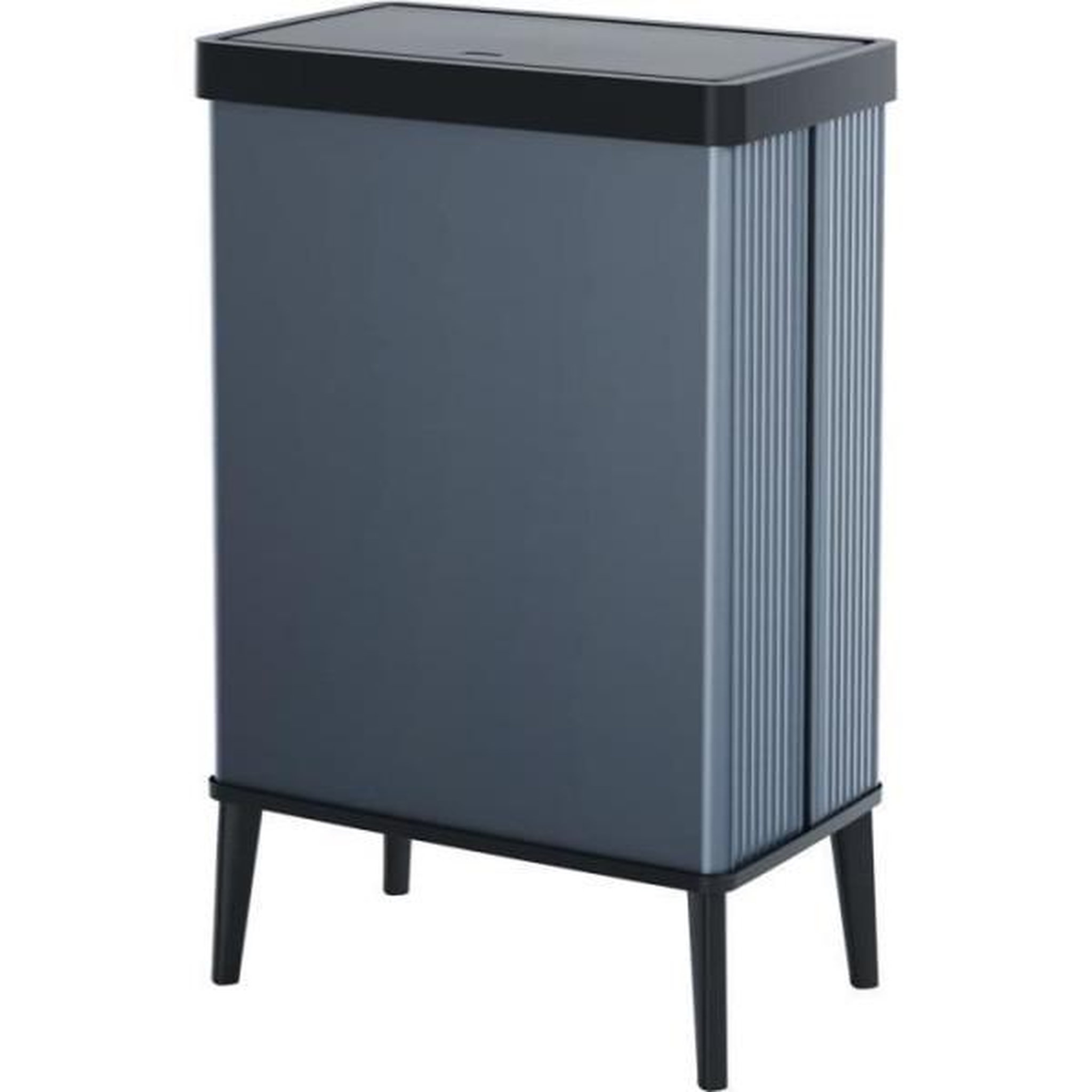CURVER Poubelle sur pieds - VERTO - CURVER - Ouverture touch - 54 L - Bleu perle