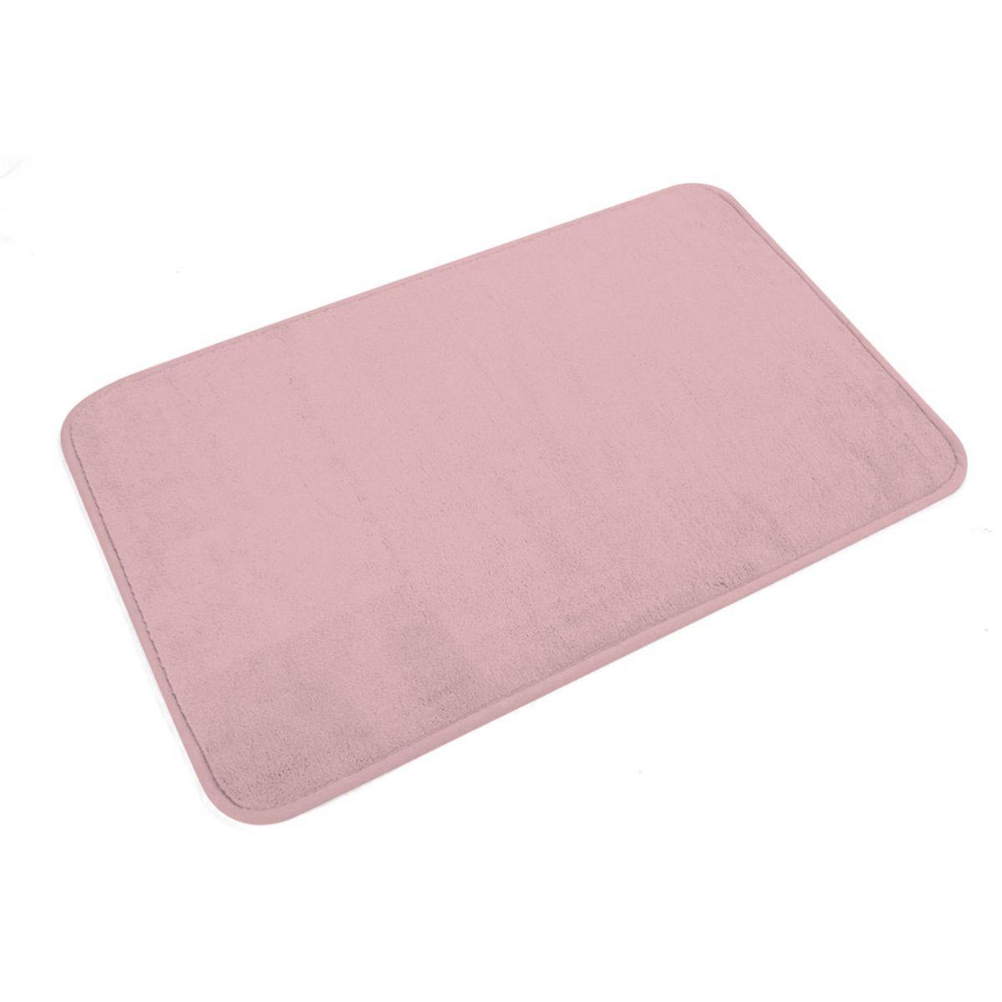 Voir la diapositive 1 : Douceur d'Intérieur Tapis de bain microfibre  vitamine ii  45x75cm rose