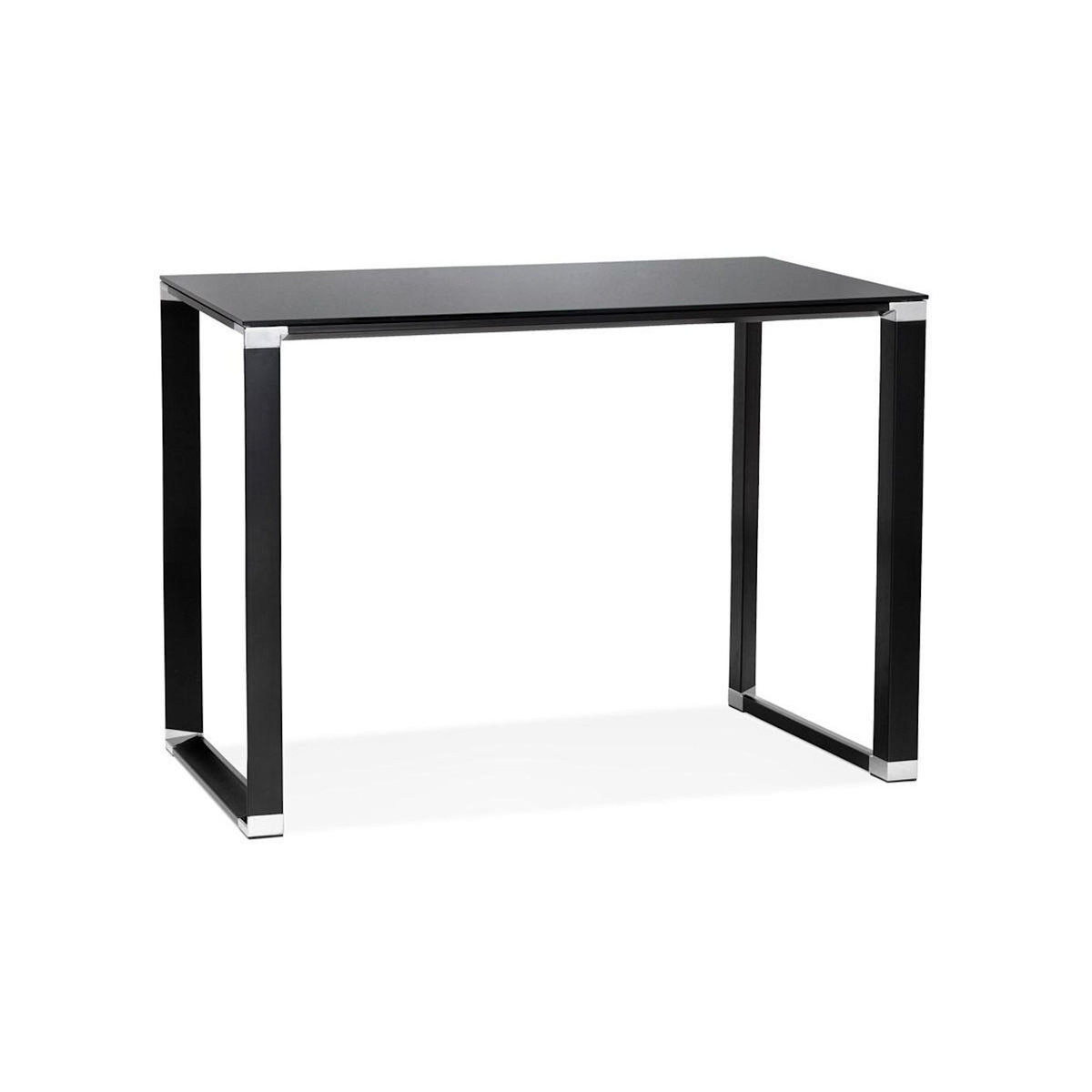Paris Prix Bureau Design en Verre  Zaho  140cm Noir