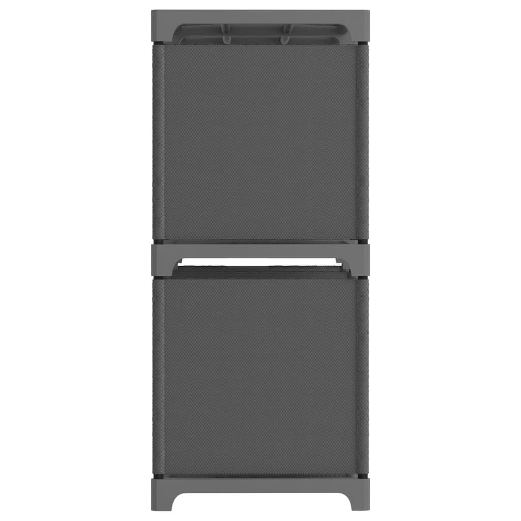 Voir la diapositive 3 : VIDAXL Etagere d'affichage 6 cubes Gris 103x30x72,5 cm Tissu