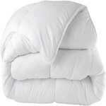 Home collection Couette 450 gr/m2 100 % polyester. Coloris disponibles : Blanc