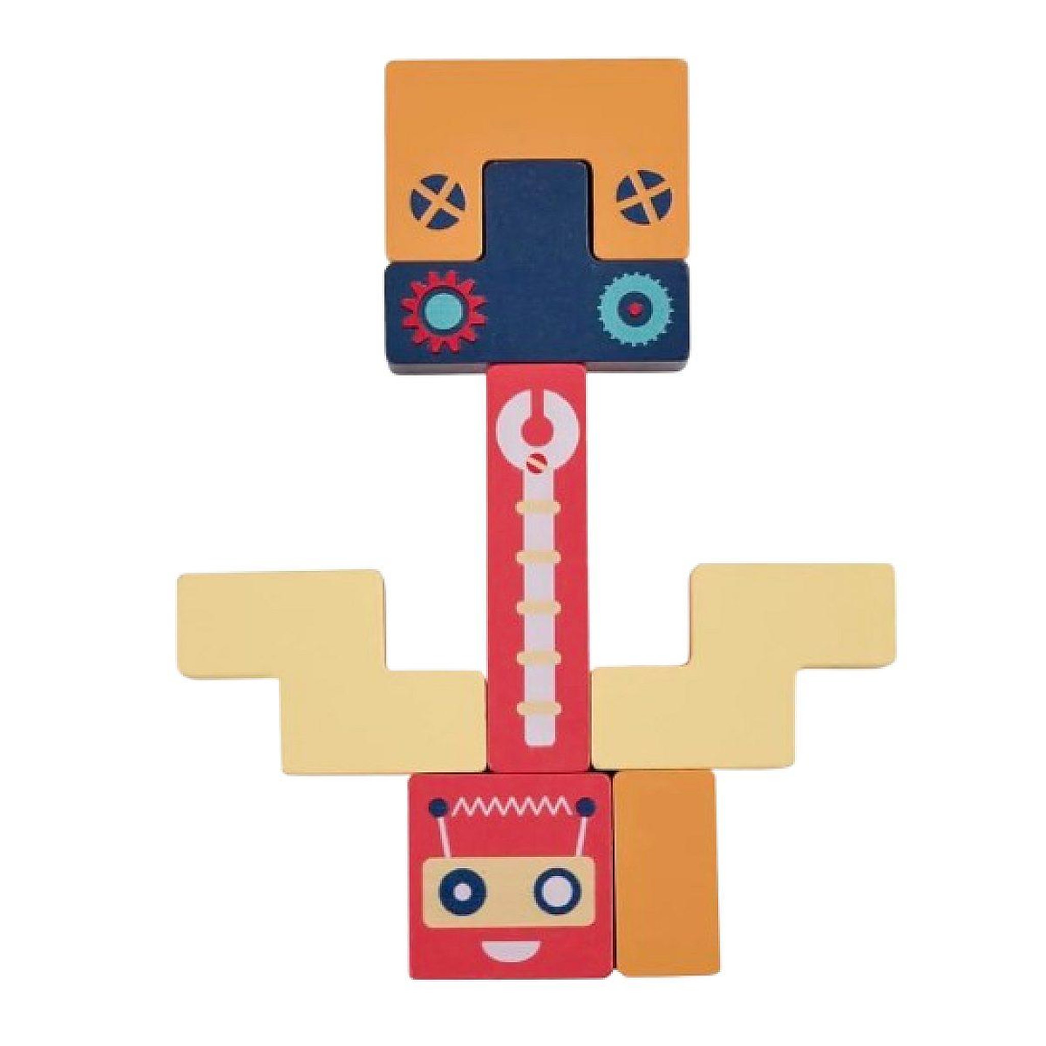 Voir la diapositive 3 : EUREKAKIDS Jeu en bois - ludos tetris