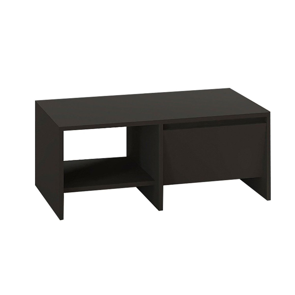 Habitat et Jardin Table basse en bois  Laris  - 90 x 45 x 35 cm - Gris anthracite