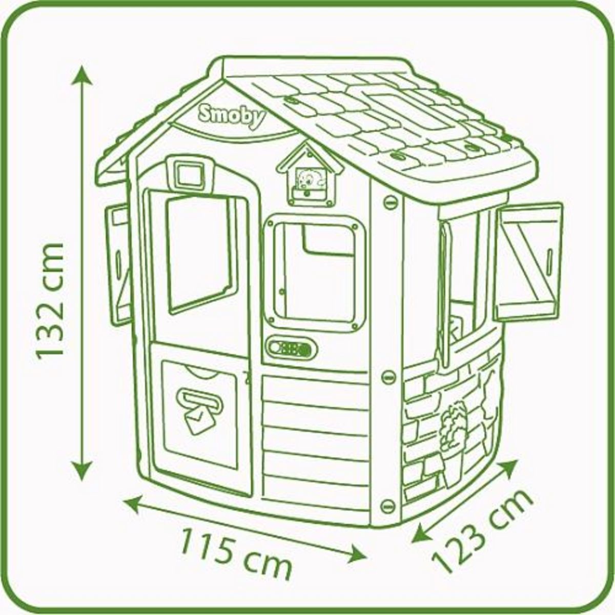 SMOBY Maison de jardin Neo Jura Lodge