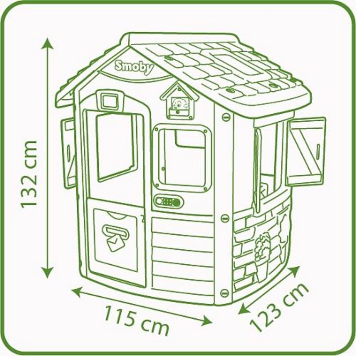 SMOBY Maison de jardin Neo Jura Lodge