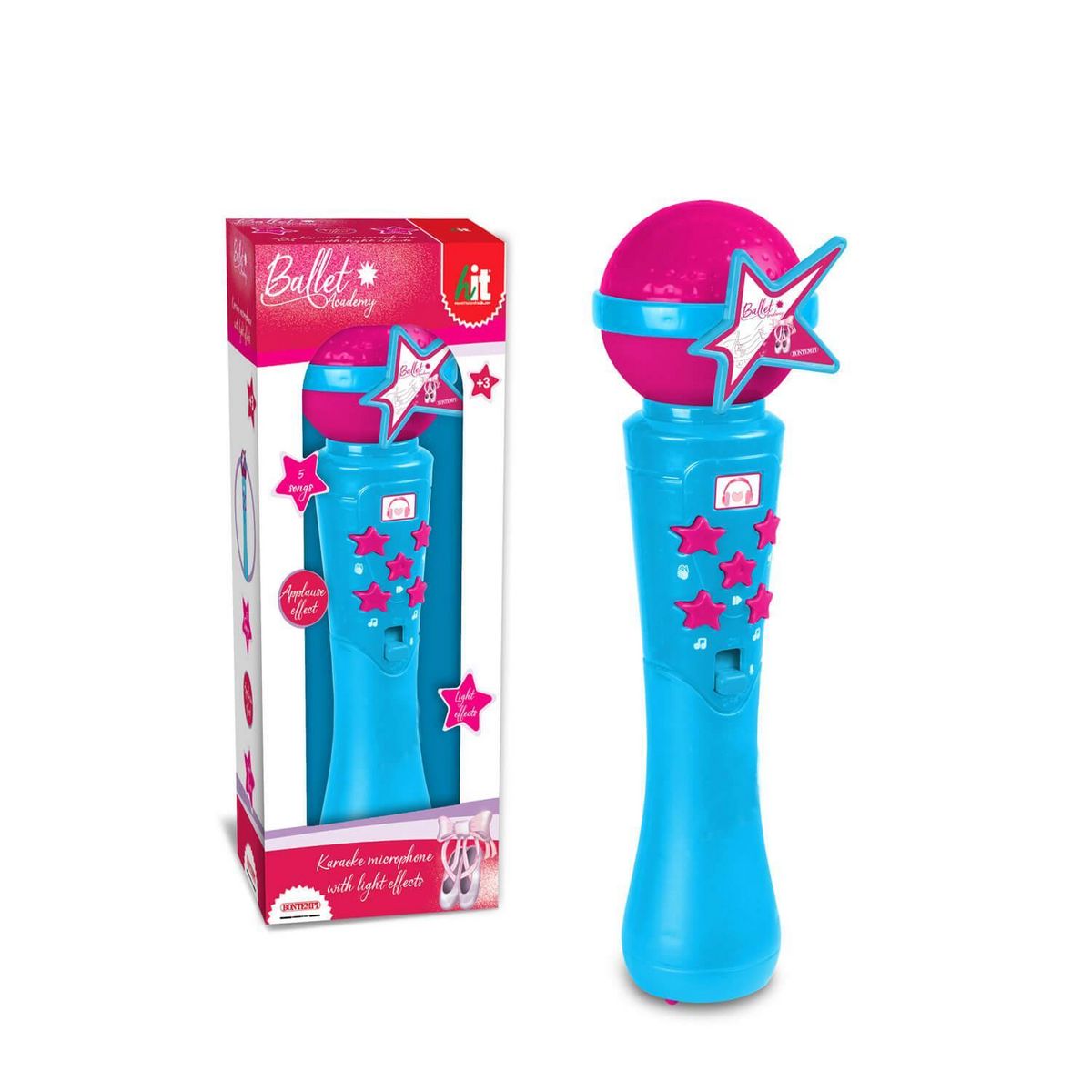 Bontempi Micro karaoké avec effet lumineux