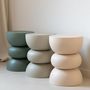 Voir la diapositive 5 : Paris Prix Table d'Apppoint Design en Métal  Lise  43cm Vert