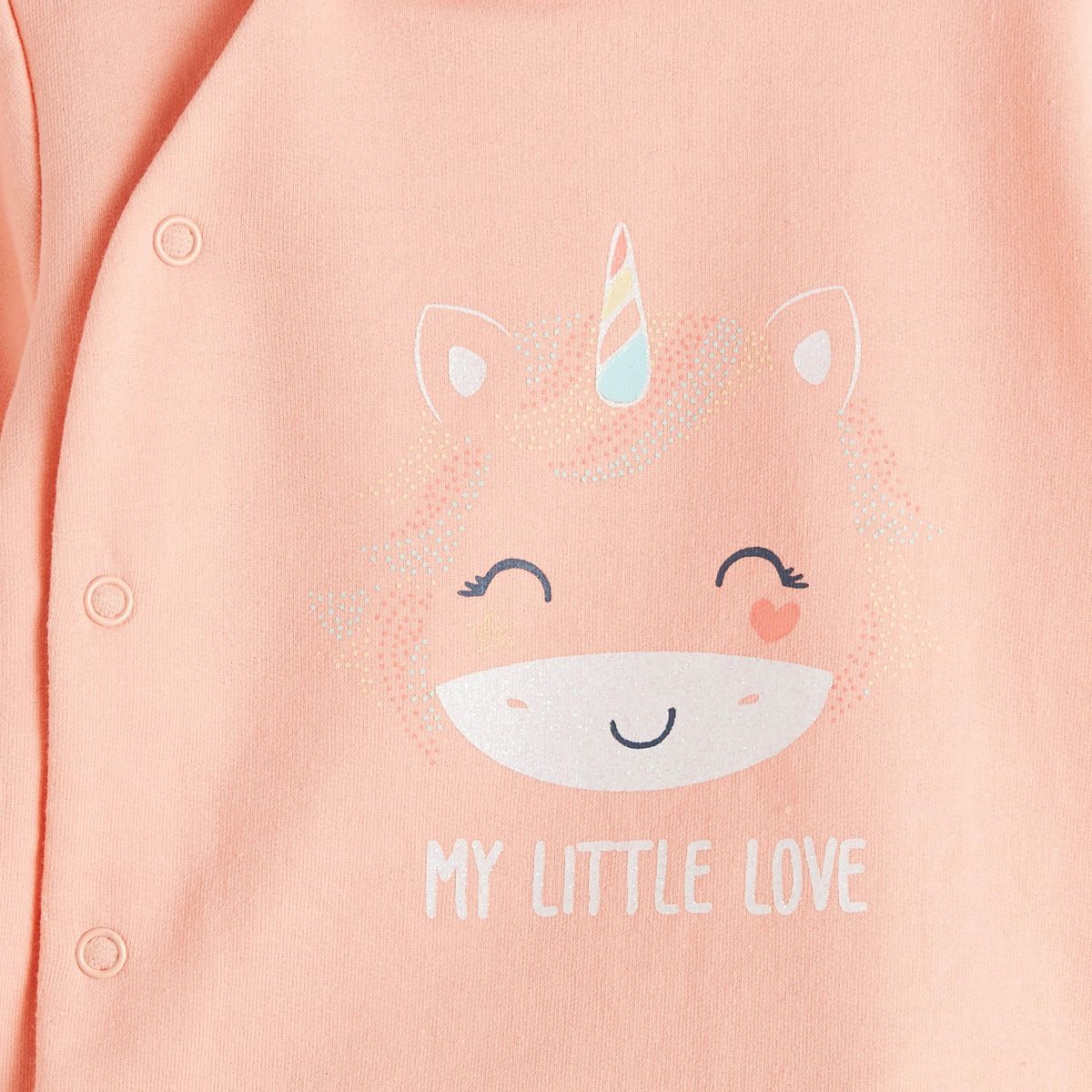 IN EXTENSO Ensemble sweat + pantalon molleton de naissance bébé fille