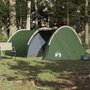 Voir la diapositive 3 : VIDAXL Tente de camping tunnel 4 personnes vert impermeable