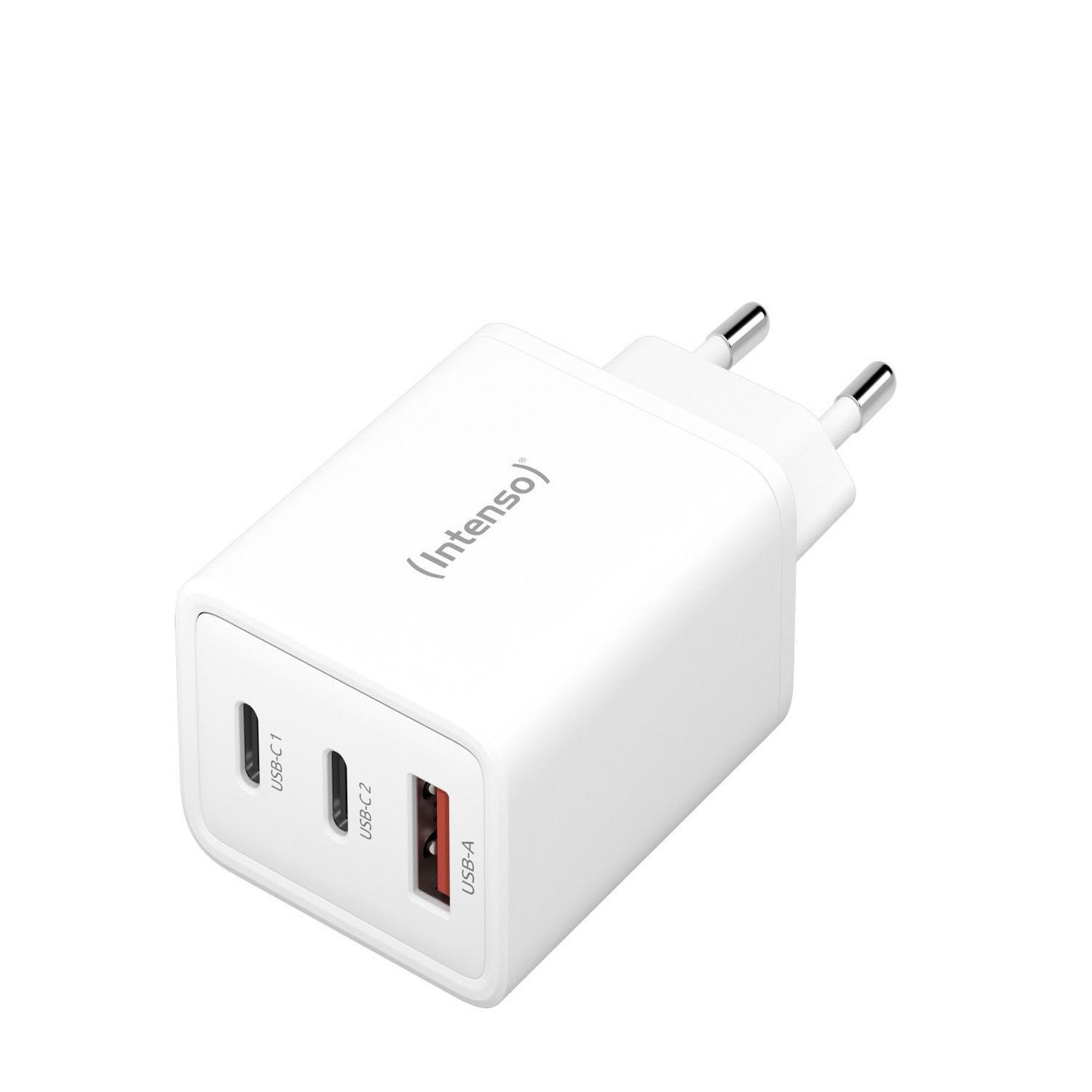 Voir la diapositive 2 : Intenso Intenso power adapter 1xusb-a/2xusb-c/7806512 universel blanc secteur charge rapide intérieure