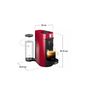 Voir la diapositive 6 : DELONGHI Cafetière nespresso 1.2l rouge - ENV150.R