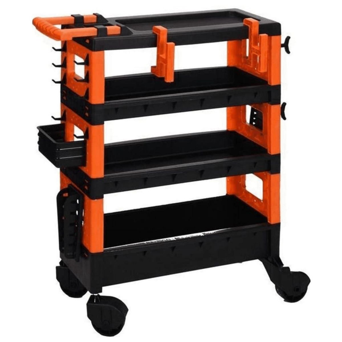 FX-Tools FX-Tools Chariot a outils a 4 niveaux noir et orange