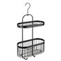 Voir la diapositive 2 : Wenko Etagère de douche à suspendre indus Classic - L. 26 x H. 47 cm - Noir