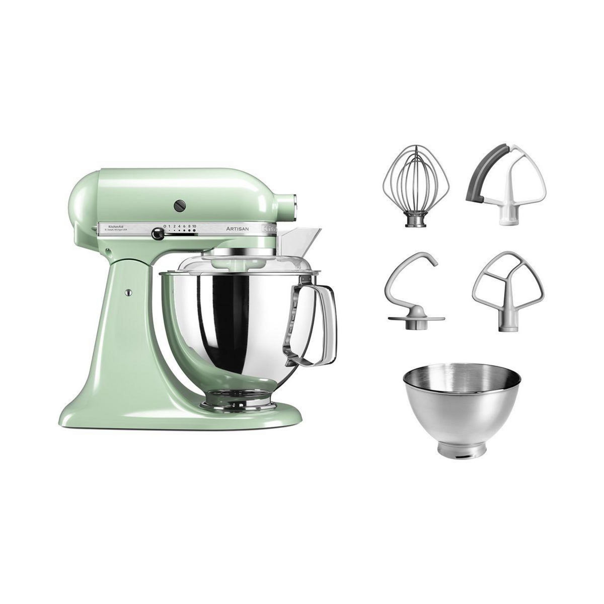 KitchenAid Robot pâtissier 5KSM175PSEPT Artisan Macaron Pistache