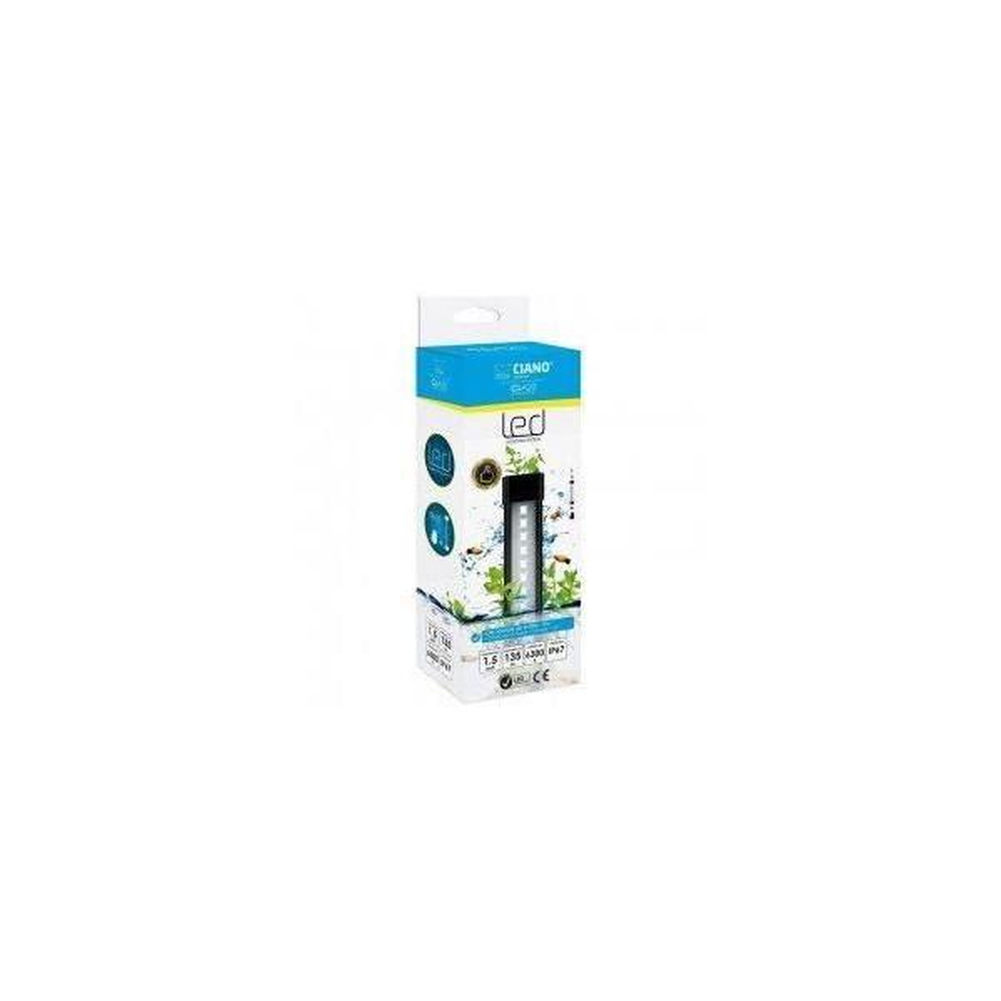 Voir la diapositive 2 : Nexus CIANO CLA20 PLANTS rampe led 8W + transfo spéciale plantes pour aqua 60 et aqua 80 CIANO