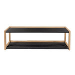 Paris Prix Range-Chaussures  Slussen  100cm Chêne & Noir