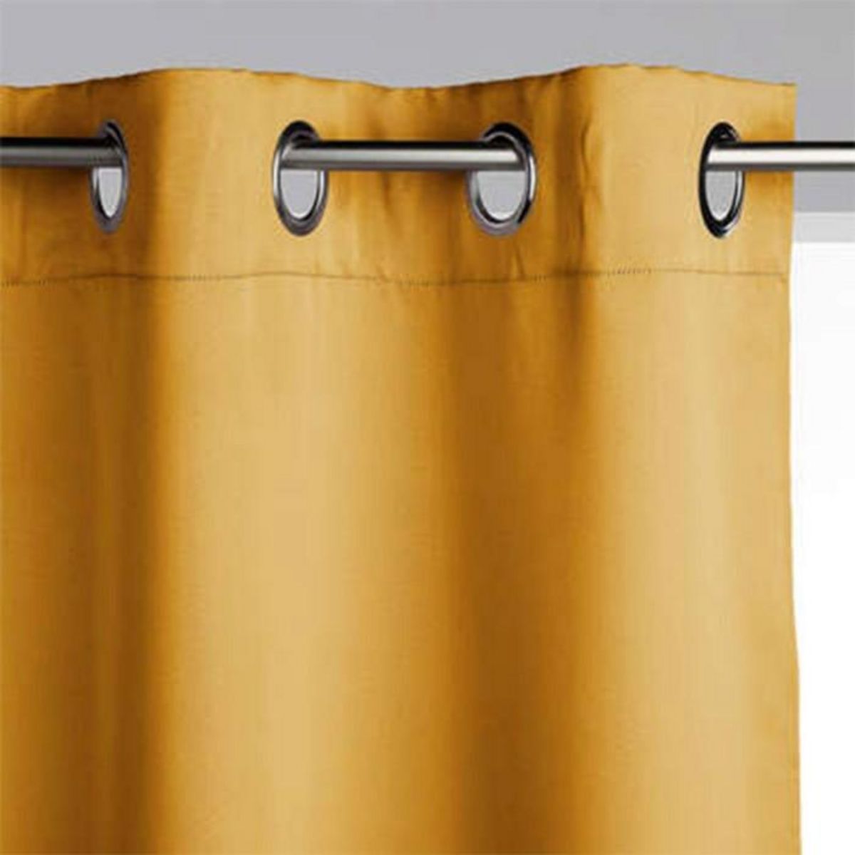 ATMOSPHERA Lot de 2 Rideaux Occultants  Kerry  135x240cm Ocre