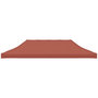 Voir la diapositive 3 : VIDAXL Toit de tente de reception 6x3 m Terre cuite 270 g/m^2