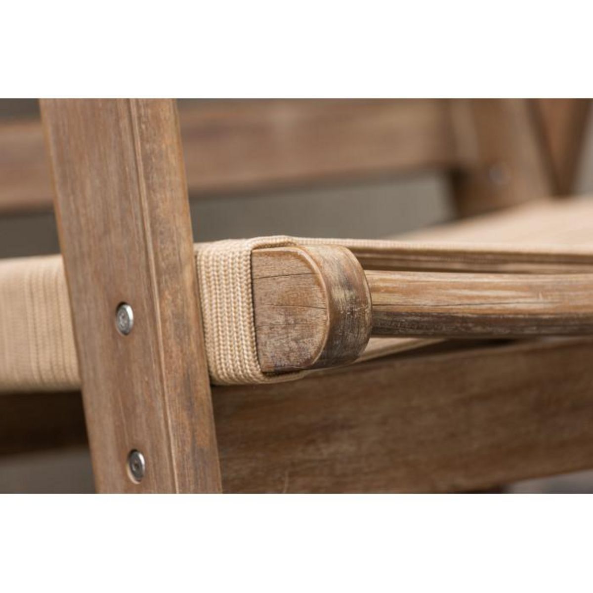 Paris Prix Fauteuil de Jardin en Bois  Peter  88cm Marron