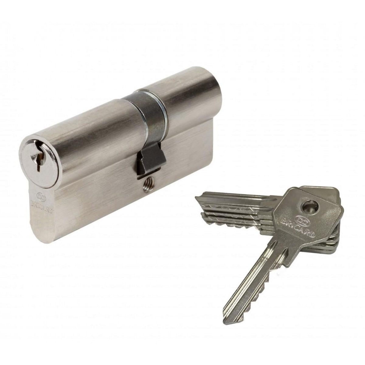 CENTRALE BRICO Cylindre de serrure BRICARD alpha L.30 + 40 mm
