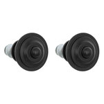 ATMOSPHERA Lot de 2 Boutons de Meuble  Alana  3cm Noir