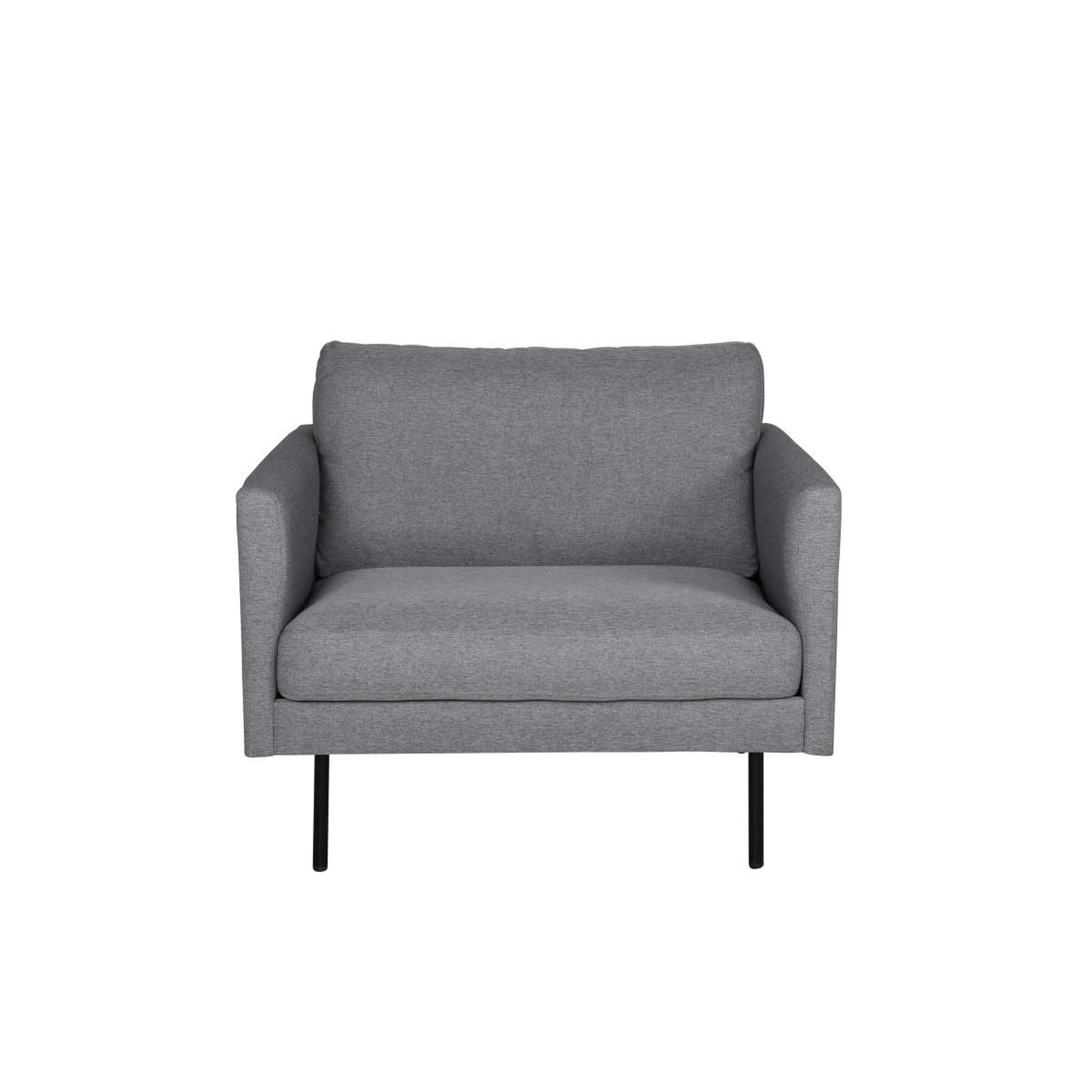 Voir la diapositive 2 : Paris Prix Fauteuil en tissu  zoom  95cm gris