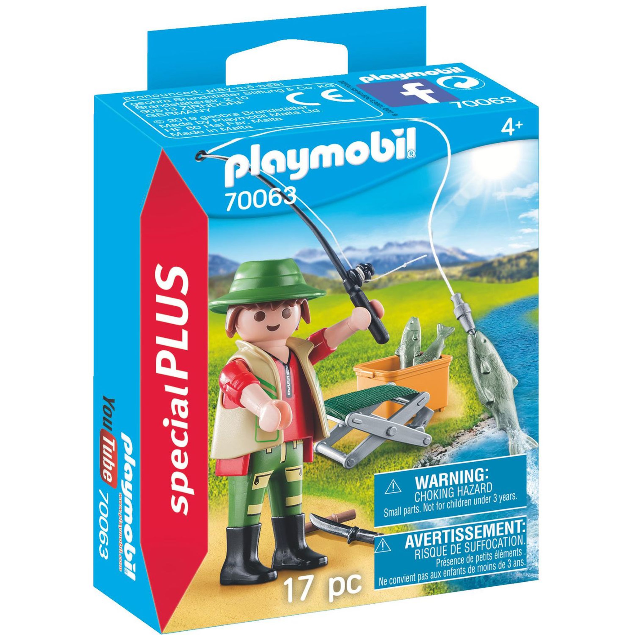Voir la diapositive 1 : PLAYMOBIL  70063 Pêcheur à la ligne