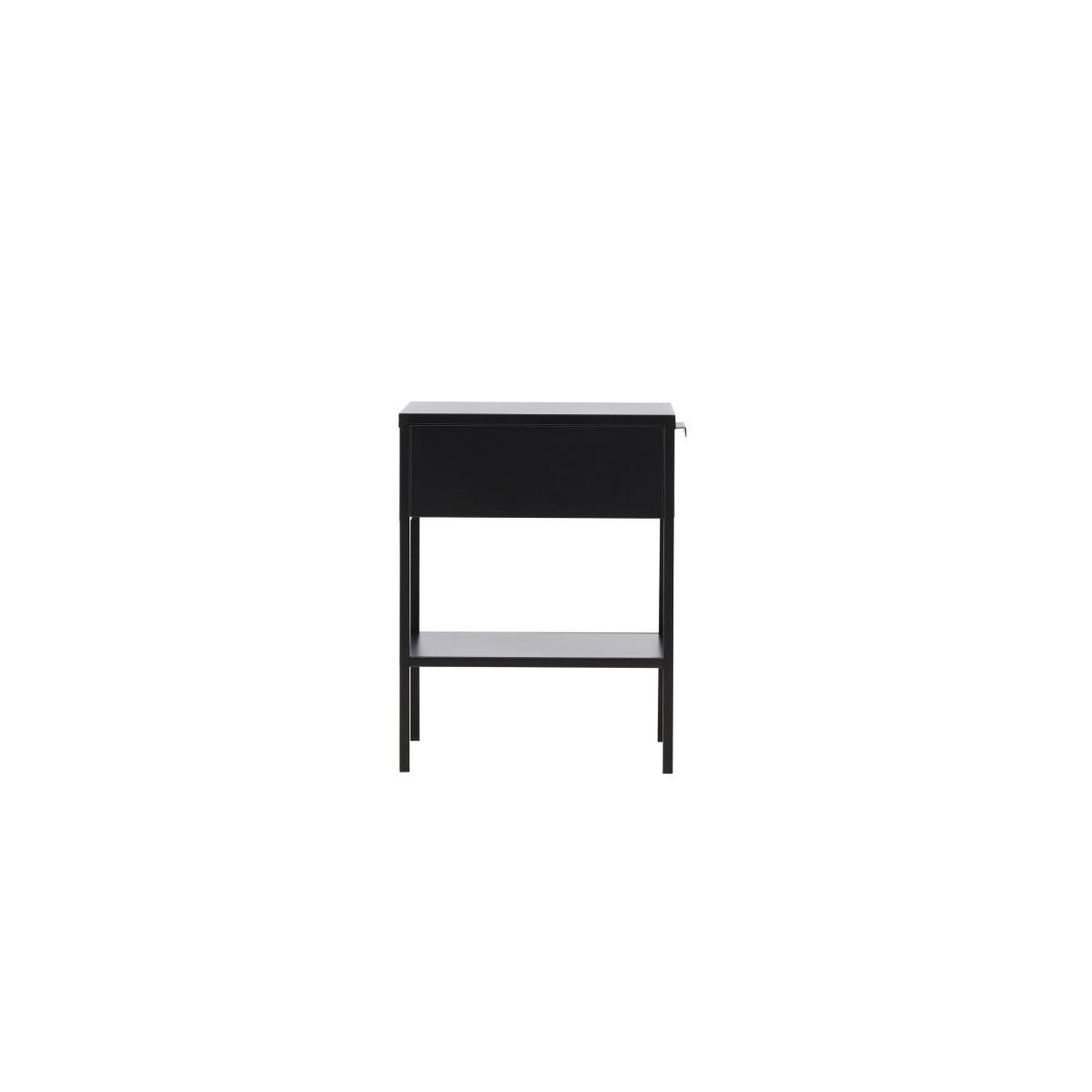 Voir la diapositive 2 : Paris Prix Table de chevet en métal  sacramento  52cm noir