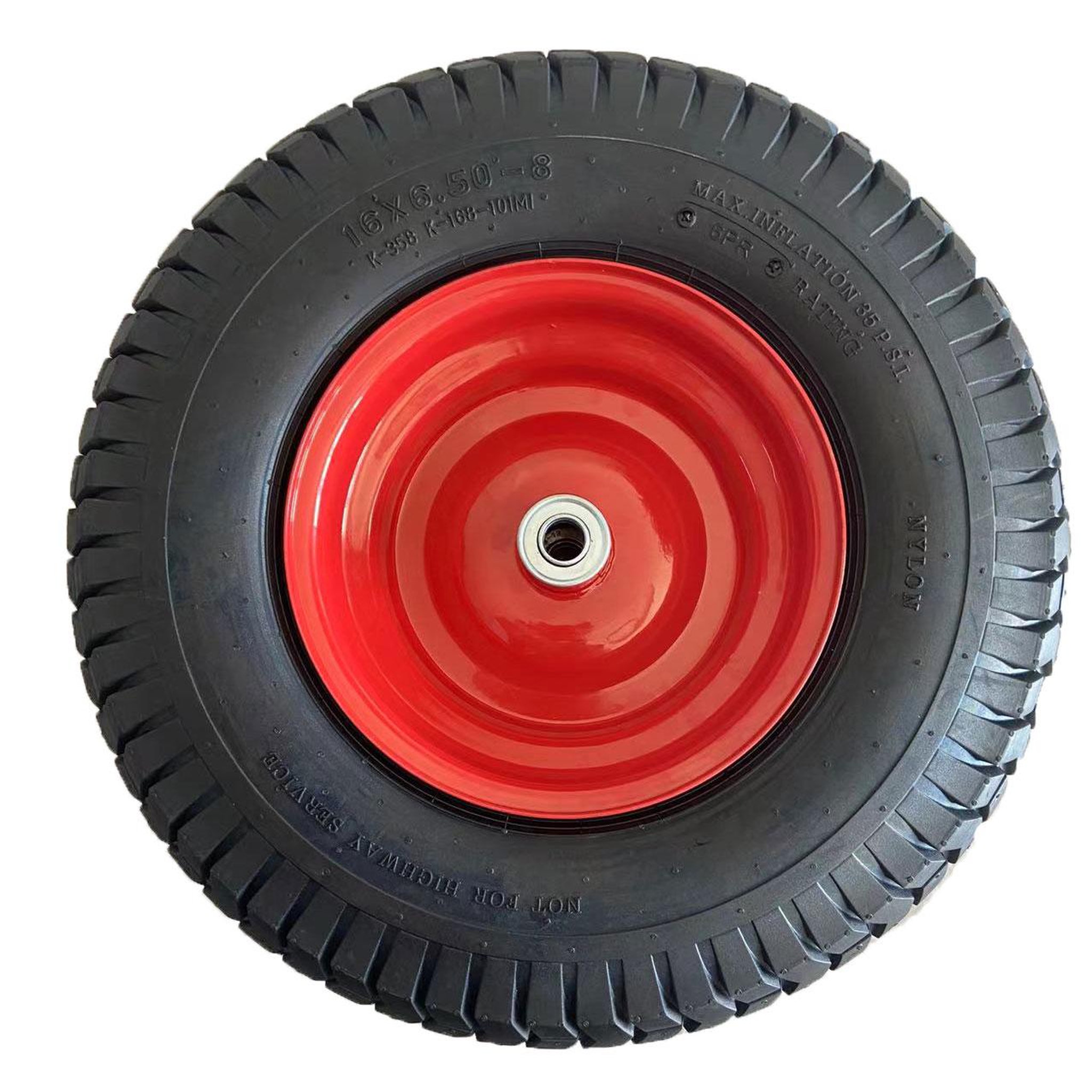 Voir la diapositive 3 : WERKAPRO Roue gonflable ø 400 x 150mm axe déporté