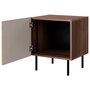 Voir la diapositive 3 : BEST MOBILIER Franco - lot de 2 tables de chevet - effet bois - 45 cm