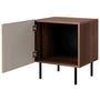 Voir la diapositive 3 : BEST MOBILIER Franco - lot de 2 tables de chevet - effet bois - 45 cm
