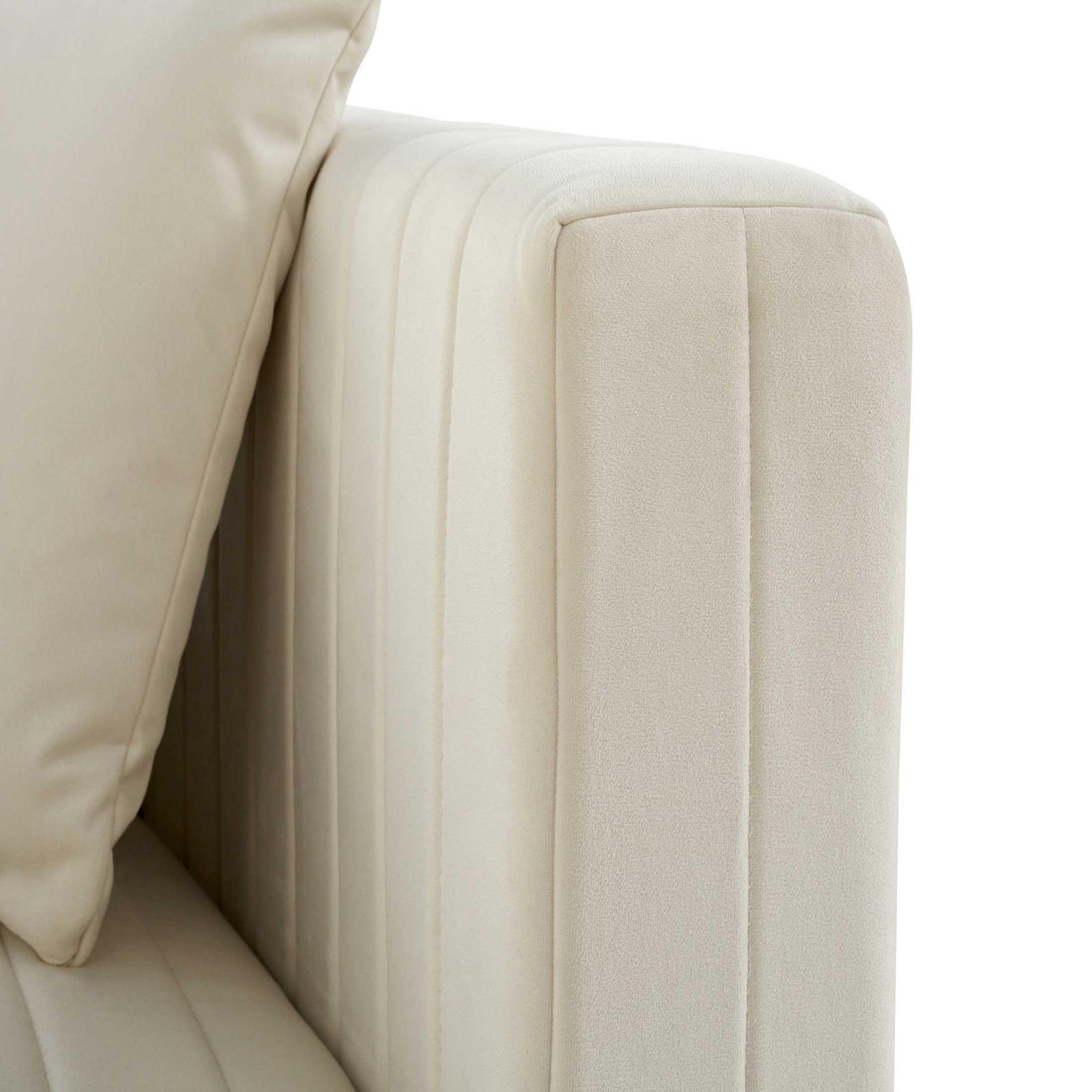 Voir la diapositive 5 : LISA DESIGN Nova - module d'assise droit - en velours