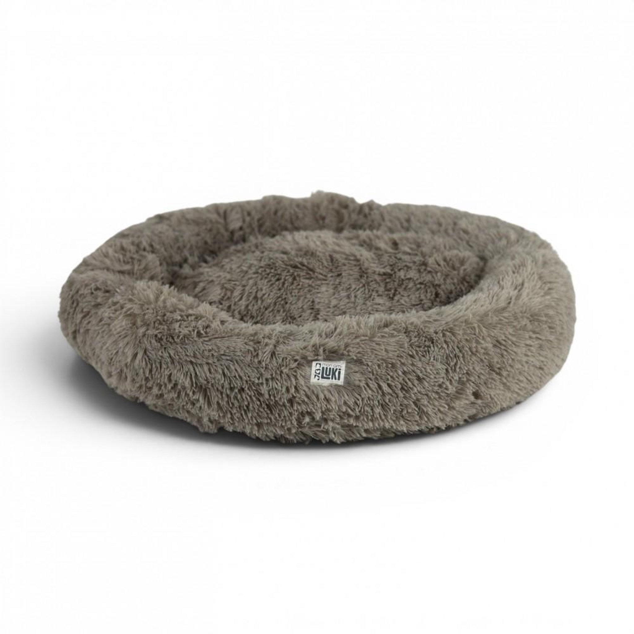 MON AMI LUKI Panier rond nirvana - chien & chat. Coloris disponibles : Noir