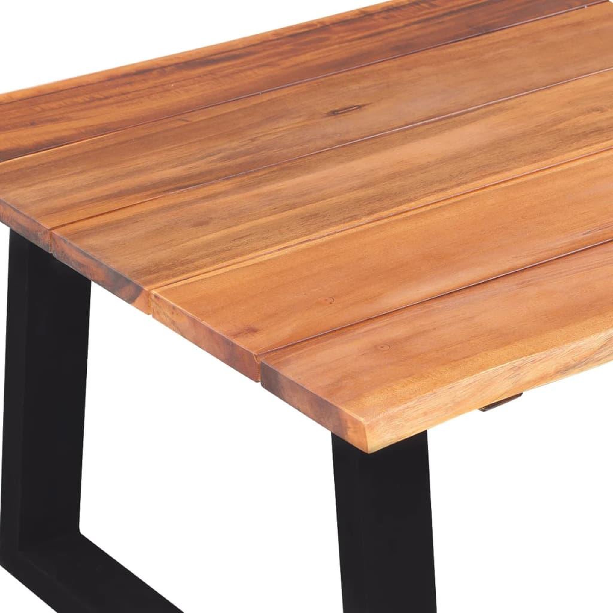 Voir la diapositive 5 : VIDAXL Table basse bois d'acacia massif 110x60x40 cm