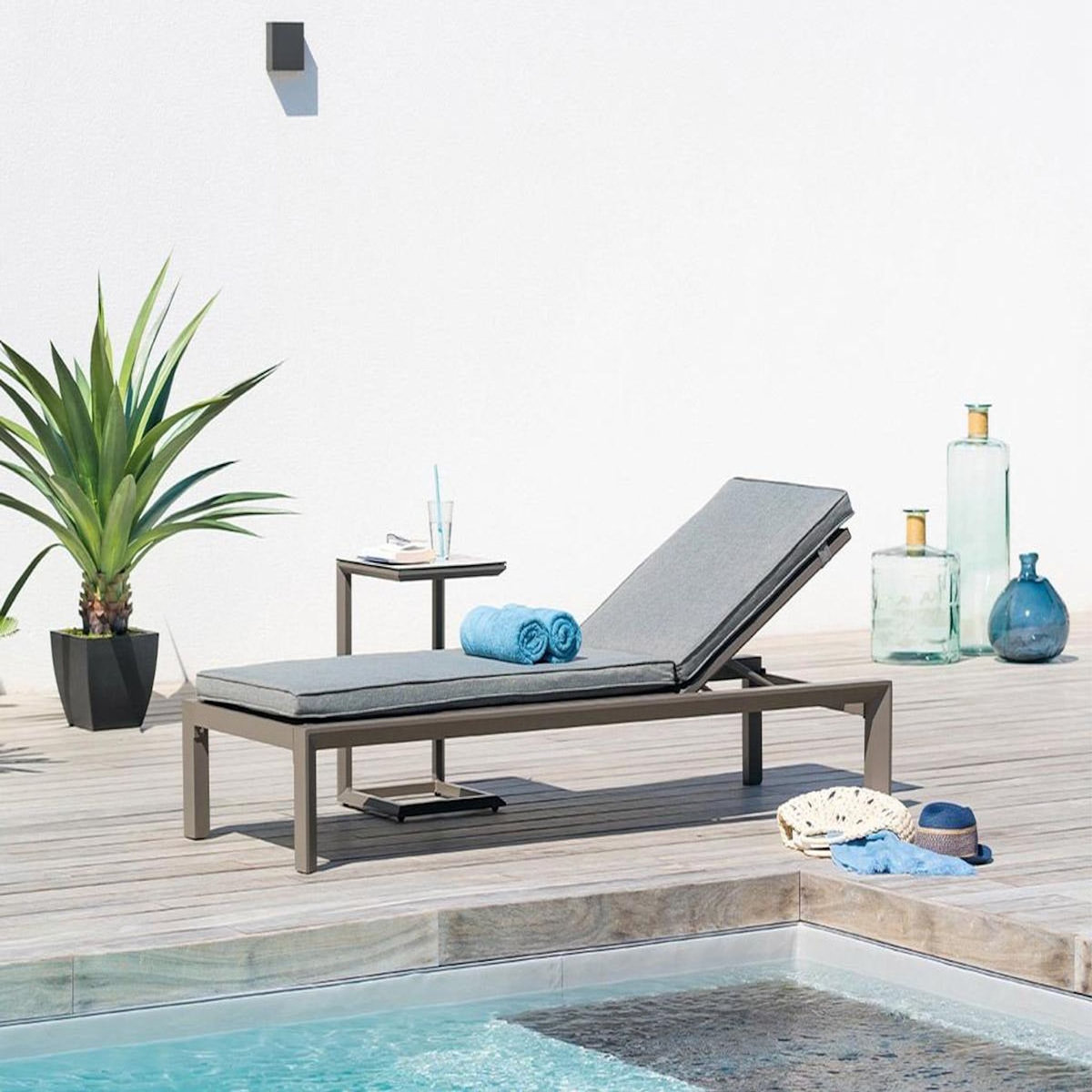 HESPERIDE Transat en aluminium Évasion Tonka - Hespéride