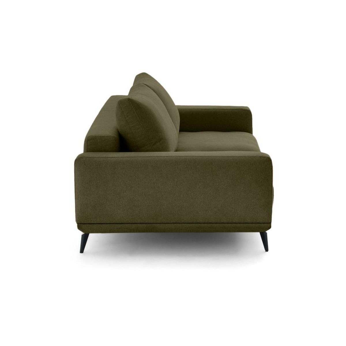 LISA DESIGN Vicence - canapé droit 3 places convertible en tissu