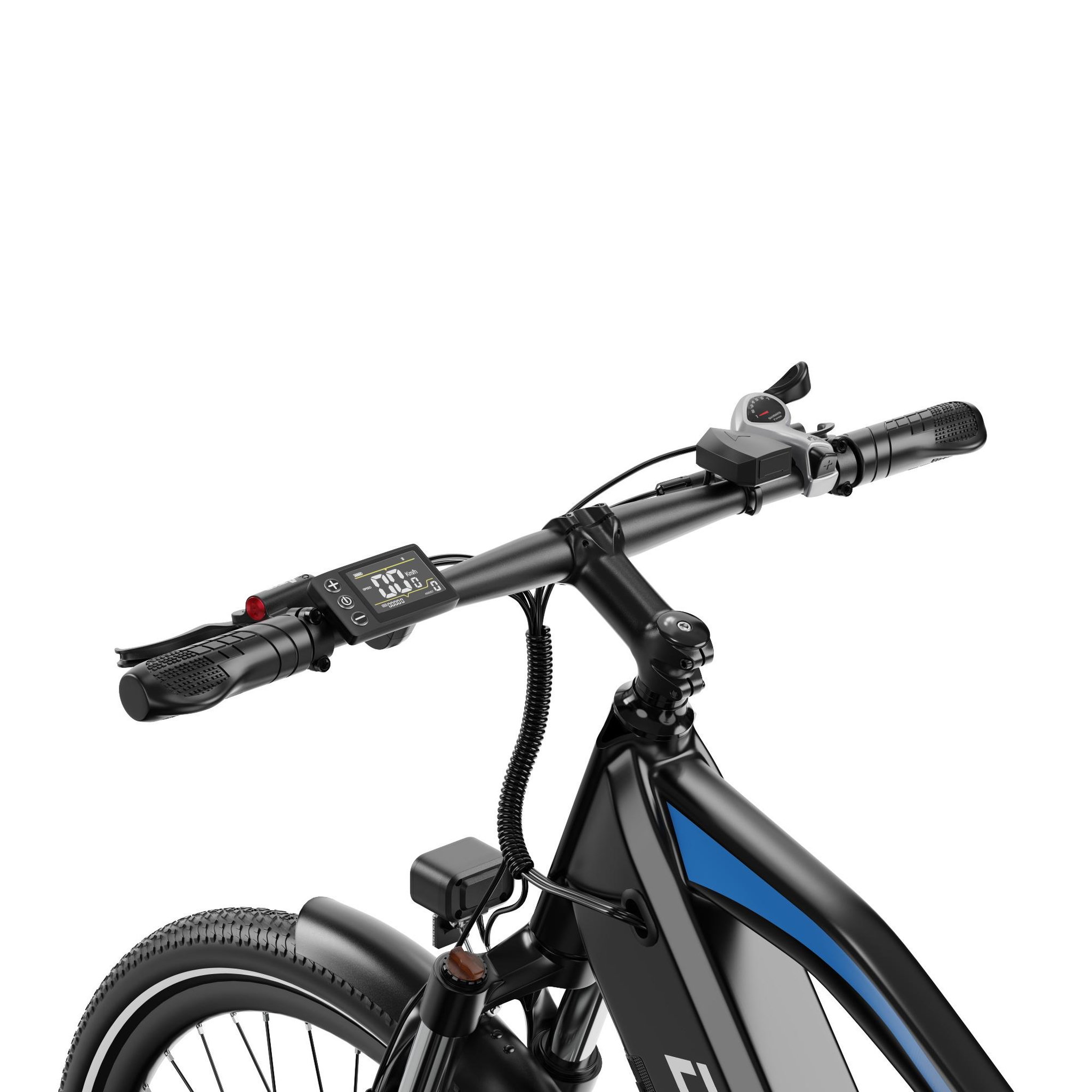 Voir la diapositive 4 : DUOTTS Vélo électrique Duotts ​​C29 Max, capteur de couple, noir