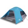 Voir la diapositive 2 : VIDAXL Tente de camping a dome 4 personnes bleu impermeable