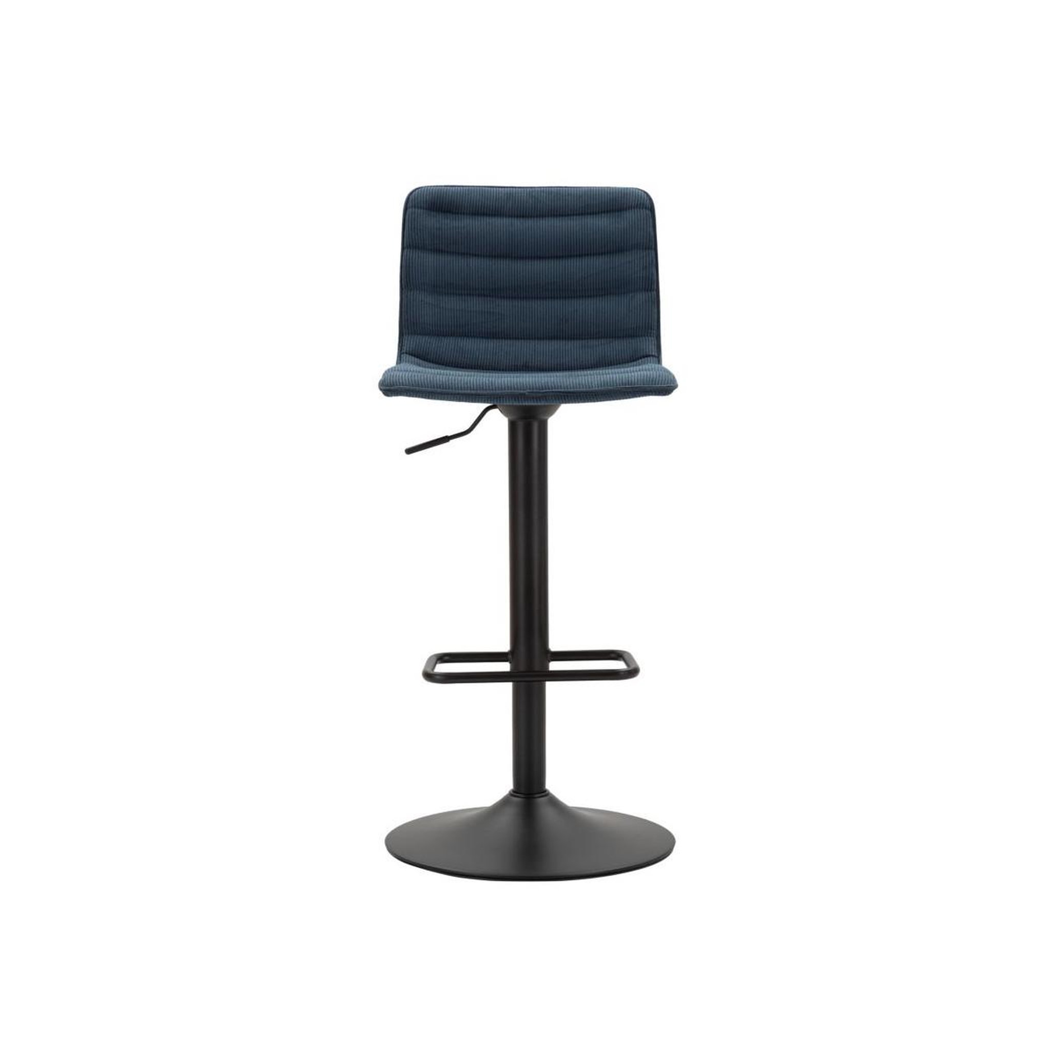 Voir la diapositive 3 : Paris Prix Lot de 2 chaises de bar réglables  destiny  85-107cm noir & bleu