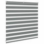 Voir la diapositive 4 : VIDAXL Store zebre gris fonce largeur du tissu 140,9 cm polyester