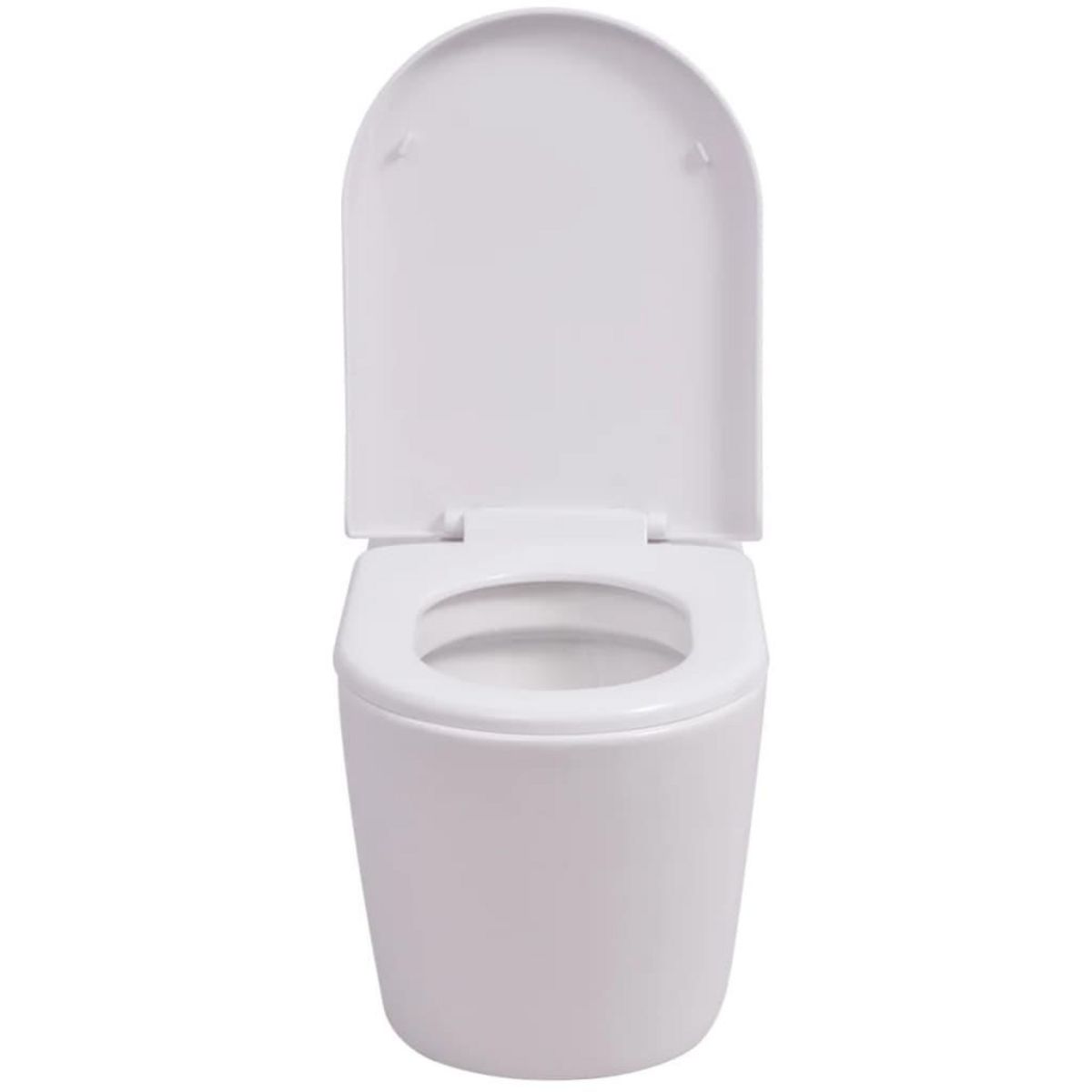 VIDAXL Toilette murale avec reservoir cache Ceramique Blanc