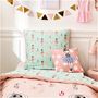 Voir la diapositive 3 : FUTURE HOME Coussin enfant imprimé en coton 40x40cm DANSEUSE