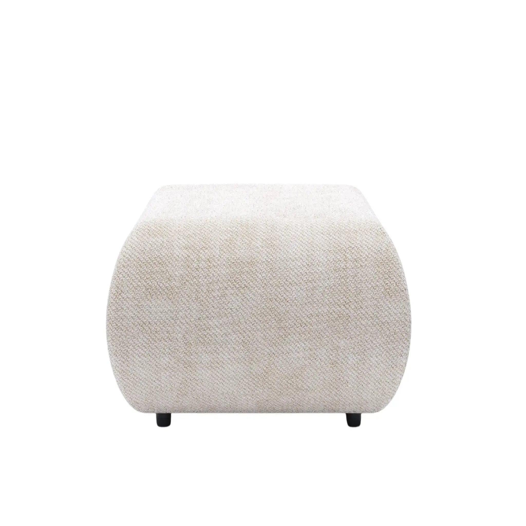 Voir la diapositive 1 : CASANOVA PARIS Levi - pouf tissu lisse