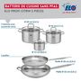 Voir la diapositive 2 : ELO Ensemble de 2 Poêles de cuisson 28 et 32 cm et 3 faitouts 12, 16 et 20 cm Elo Profi Citrin