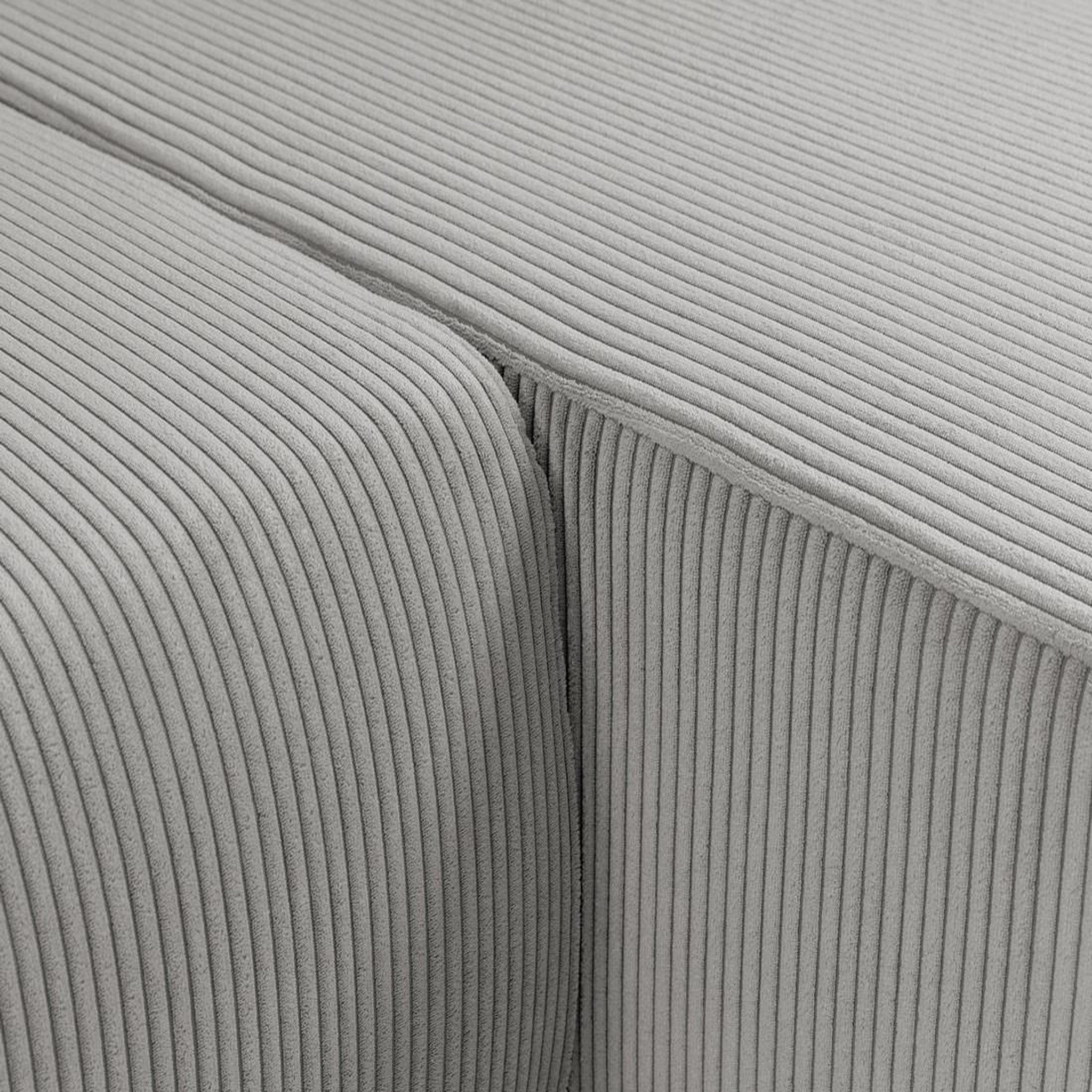 Voir la diapositive 5 : BEST MOBILIER Artemisa - canapé d'angle réversible 4 places - convertible avec coffre - en velours côtelé