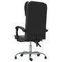 Voir la diapositive 5 : VIDAXL Fauteuil inclinable de bureau Noir Similicuir
