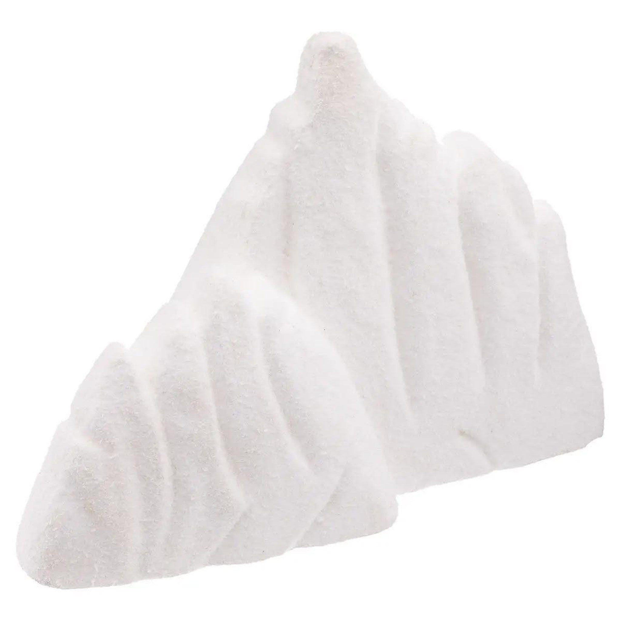 ATMOSPHERA Décoration de noël montagne  manteau  50cm blanc